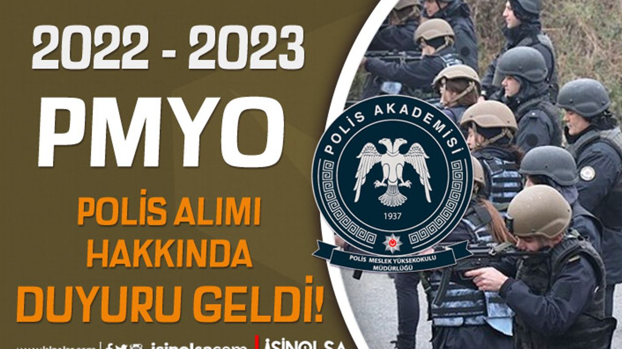 EGM 2022-2023 PMYO Polis Alımı Hakkında Duyuru Yayımlandı!