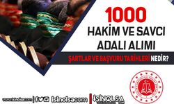 Adalet Bakanlığı 1000 Hakim ve Savcı Adayı Alımı( adli ve İdari yargı, avukatlık)