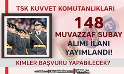 TSK Kuvvet Komutanlıkları 148 Muvazzaf Subay Alım İlanı Yayımlandı
