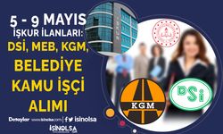 İŞKUR 5-9 Mayıs 2022 : DSİ, MEB, KGM, Belediye Kamu İşçi Alımı İlanı Yayımlandı!