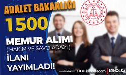 Adalet Bakanlığı 2022 Yılı 1500 Hakim ve Savcı Adayı Alımı İlanı