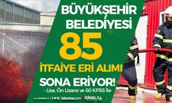 Bursa Büyükşehir Belediyesi 85 İtfaiye Eri Alımı Sonuçları ve KPSS Puanı?