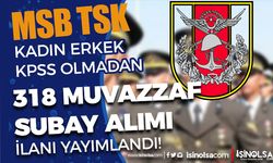 MSB-TSK 2022 Yılı 318 Subay Alımı İlanı Yayımlandı! Kadın Erkek - KPSS Şartı Yok!