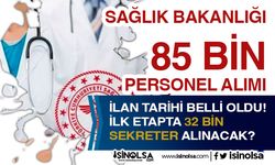 Sağlık Bakanlığı 85 Bin Personel Alımı Ekim Ayı! 32 Bin Sekreter İlk Alınacak!
