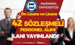 Marmara Üniversitesi 47 Sözleşmeli Personel Alımı - Ön Lisans ve Lisans
