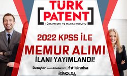 Türk Patent ve Marka Kurumu 14 Memur Alımı İlanı! 2022 KPSS İle