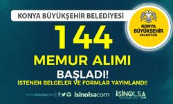 Konya Büyükşehir Belediyesi 144 Memur Alımı Başladı! Başvuru Formu ve Belgeler?