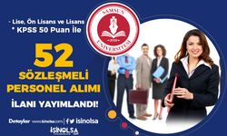 Samsun Üniversitesi 52 Sözleşmeli Personel Alımı - Lise, Ön Lisans ve Lisans