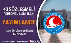 Mehmet Akif Ersoy Üniversitesi 43 Sözleşmeli Personel Alımı - Lise, Ön Lisans ve Lisans
