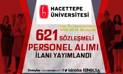 Hacettepe Üniversitesi 621 Sözleşmeli Personel Alımı - Lise, Ön Lisans ve Lisans