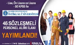 İstiklal Üniversitesi 46 Sözleşmeli Personel Alımı - Lise, Ön Lisans ve Lisans