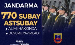 Jandarma 770 Subay ve Astsubay Öğrenci Alımı Hakkında Duyuru Geldi!