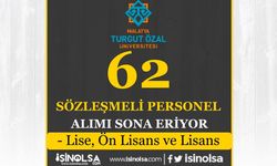 Turgut Özal Üniversitesi 62 Sözleşmeli Personel Alımı Sonuçları ve Taban KPSS?