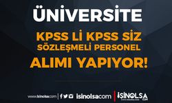 Hatay Mustafa Kemal Üniversitesi Sözleşmeli Personel Alımı İlanı - KPSS li KPSS siz