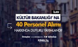 Kültür Bakanlığı KPSS Siz 40 Memur Alımı Hakkında Duyuru Geldi!