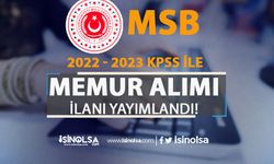 MSB 2022 ve 2023 KPSS İle Memur Alımı İlanı ( Müfettiş Yardımcısı )