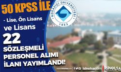 Boğaziçi Üniversitesi 22 Sözleşmeli Personel Alımı - Lise, Ön Lisans ve Lisans