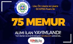Muğla Büyükşehir Belediyesi 75 Memur Alımı İlanı - Lise, Ön Lisans ve Lisans