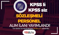 Sermaye Piyasası ( SPK ) Sözleşmeli Personel Alımı - KPSS li KPSS siz