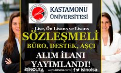 Kastamonu Üniversitesi 60 KPSS İle Destek ve Büro Personeli ile Aşçı Alımı İlanı