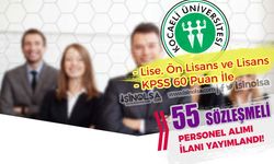 Kocaeli Üniversitesi 55 Sözleşmeli Personel Alımı - Lise, Ön Lisans ve Lisans