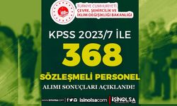KPSS 2023/7 Çevre Bakanlığı Yerleştirme Sonuçları ve Taban KPSS Açıklandı!