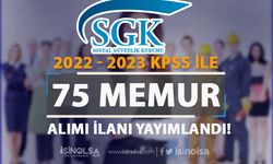 SGK 75 Memur Alımı İlanı (  Sosyal Güvenlik Uzman Yardımcısı )