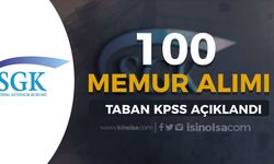 SGK KPSS İle 100 Memur Alımı Sonuçları Açıklandı( Denetmen Yardımcısı )