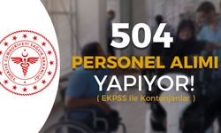 Sağlık Bakanlığı 504 Engelli Personel Alımı ( EKPSS İle )