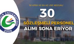 Giresun Üniversitesi Sözleşmeli 30 Personel Alımı Spona Eriyor