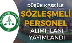 Artvin Çoruh Üniversitesi ( AÇÜ ) Sözleşmeli Personel Alımı Yapacak!