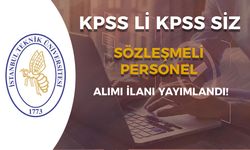 İTÜ Yüksek Maaş İle Sözleşmeli Personel Alımı - KPSS li KPSS siz