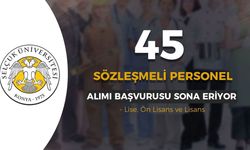 Selçuk Üniversitesi 45 Sözleşmeli Personel Alımı Başvurusu Sona Eriyor!