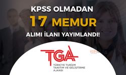 Kültür Bakanlığı TGA KPSS siz 17 Memur Alımı İlanı Yayımlandı!