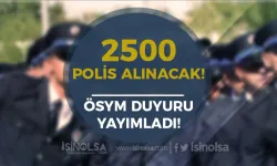 PMYO 2024 Yılı 2500 Polis Alımı! Lise Mezunu TYT Giriş Belgeleri Açıklandı!