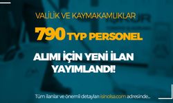 VAlilik ve Kaymakamlık İŞKUR 790 TYP Personel Alımı e-Devlet Başvuru Ekranı Açıldı!