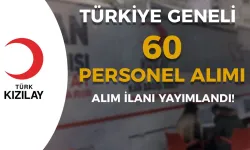 Kızılay Türkiye Geneli 60 Personel Alımı İlanı Yayımlandı! ( Doktor )
