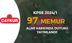 ÇAYKUR KPSS 2024/1 İle 97 Memur Alımı Hakkında Duyuru Yayımladı!