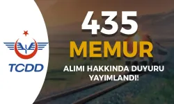 TCDD KPSS 2024/1 İle 435 Memur Alımı Hakkında Duyuru!