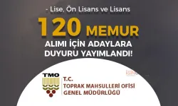 TMO KPSS 2024/1 İle  120 Memur Alımı İçin Adaylara Duyuru Geldi!