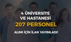 4 Üniversite Hastanesine 207 Kamu ve Sağlık Personeli Alımı Yapacak