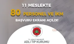 Adalet Bakanlığı ATK 80 Personel Alımı Başvuru Ekranı Açıldı! ( İKM ve 11 Meslek )