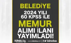 Belediye 60 KPSS İle GİH ve TH Sınıfı Memur Alıyor ( Maden Belediyesi )