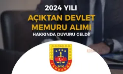 Jandarma 2024 Yılı Devlet Memuru Alımı Hakkında Duyuru Yayımladı!