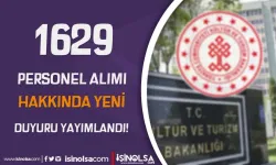 Kültür Bakanlığı 1629 Personel Alımı Hakkında Duyuru Geldi!