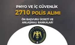 PMYO ve İç Güvenlik Polis Alımı Başvuru Ücreti ve Anlaşmalı Bankalar?