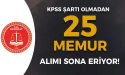 Sayıştay Başkanlığı 25 Memur Alımı Sona Eriyor! ( Denetçi Yardımcısı )