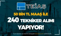 TEİAŞ 2024 Yılı 50 Bin TL Maaş İle 240 Tekniker Alımı Yapıyor!