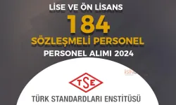 TSE 184 Sözleşmeli Personeli Alımı İlanı 2024/2