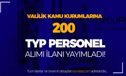 YENİ İŞKUR İLAN: Valilik 200 TYP Personel Alımı ( Temizlik İşleri ) Yapacak!